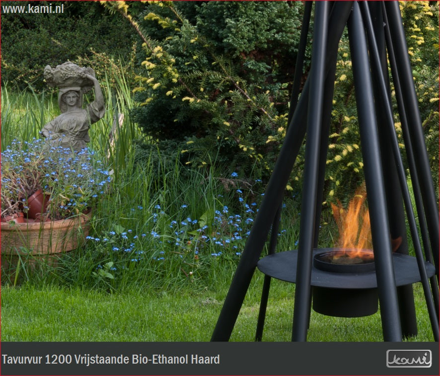 Tavurvur Bio-Ethanol Vrijstaand Haard H120 CM
