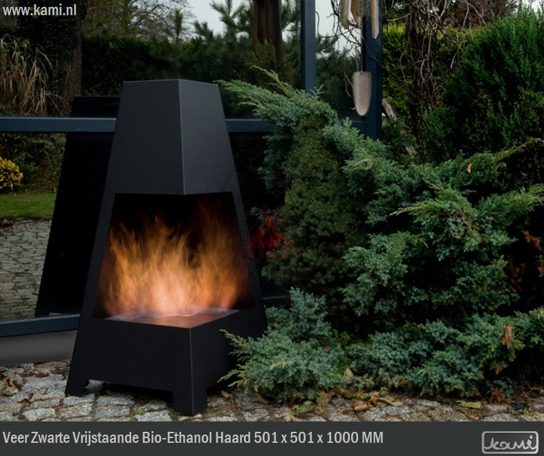 Veer Zwart Bio-Ethanol Vrijstaand Haard H100 CM