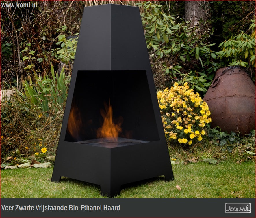 Veer Zwart Bio-Ethanol Vrijstaand Haard H100 CM