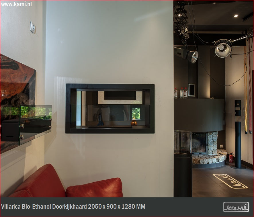 Villarica Bio-Ethanol Doorkijkhaard 2050 x 900 x 1280 MM