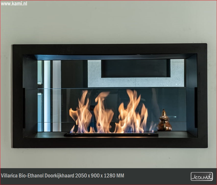 Villarica Bio-Ethanol Doorkijkhaard 2050 x 900 x 1280 MM