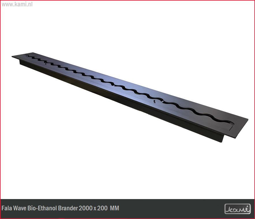 Fala Wave Bio-Ethanol Brander 200 x 2000 MM